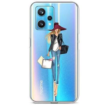 TopQ Kryt Realme 9 Pro+ silikon Lady 2 73297 (Sun-73297)