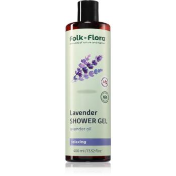 Folk & Flora Lavender relaxační sprchový gel 400 ml