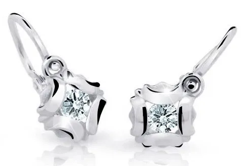 Cutie Diamonds Dětské náušnice z bílého zlata s brilianty DC2216-10-00-X-2