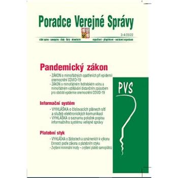 Poradce veřejné správy  3-4/2022 (9771802839181)