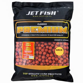 Jet fish boilie premium clasicc 5 kg 20 mm - chilli / česnek