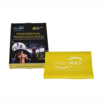 KineMAX Professional Resistance Band lehká 2 m posilovací guma 1 ks žlutá