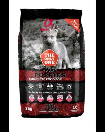 ALPHA SPIRIT The only one puppies Hrana uscata si moale catel 3 kg