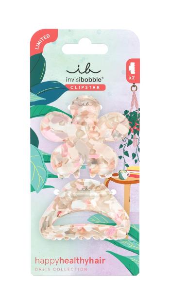 Invisibobble Skřipec do vlasů Clipstar Oasis Refreshed Bloom M 2 ks