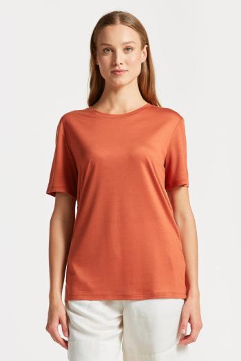 TRIČKO GANT REL DRAPED SS T-SHIRT LIGHT COPPER