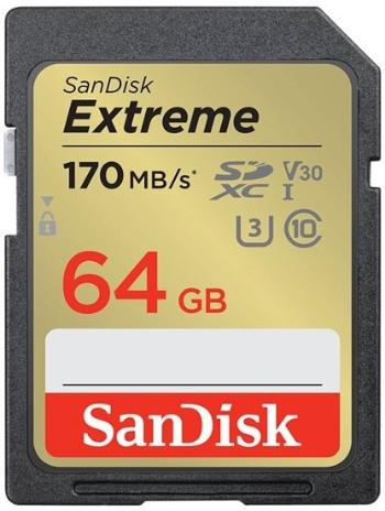 Memóriakártya SanDisk SDXC 64 GB Extreme + Rescue PRO Deluxe