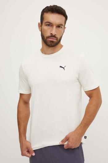 Bavlněné tričko Puma BETTER ESSENTIALS bílá barva, 675977