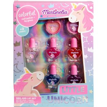 Martinelia Little Unicorn Nail & Lip Set dárková sada pro děti