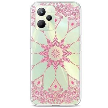 TopQ Kryt Realme C35 Pink Mandala 74595 (Sun-74595)