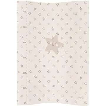 CEBA BABY Cosy přebalovací podložka měkká 50 × 70 cm, Hvězdy béžová (5907672336121)