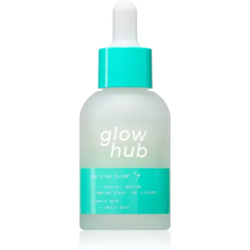 Glow Hub The Glow Giver rozjasňující pleťové sérum s kyselinou glykolovou 30 ml