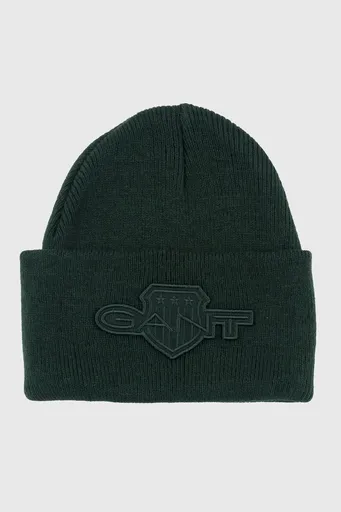 ČEPICE 1-6 LET GANT TONAL ARCHIVE SHIELD BEANIE TARTAN GREEN