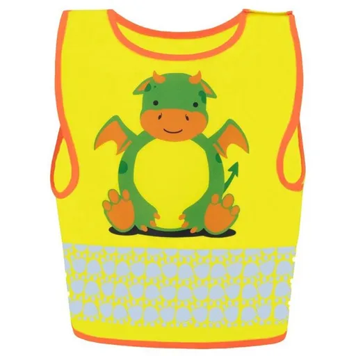 Korntex Dětská reflexní vesta se zvířátky - Drak | 3-4 roky