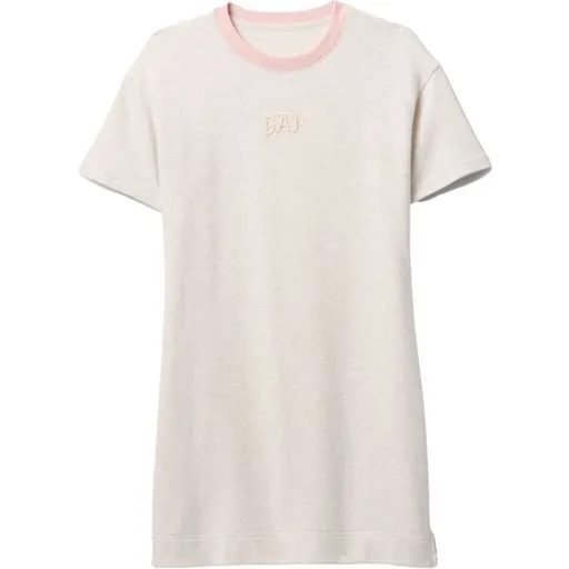 GAP LOGO Dámské tričkové šaty, bílá, velikost