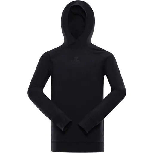 ALPINE PRO LIGHT Pánská sportovní mikina, černá, velikost