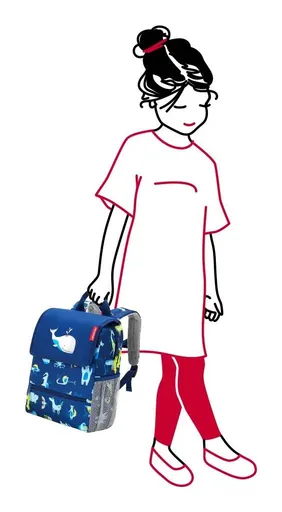 Dětský batoh Reisenthel Backpack Kids Abc friends blue