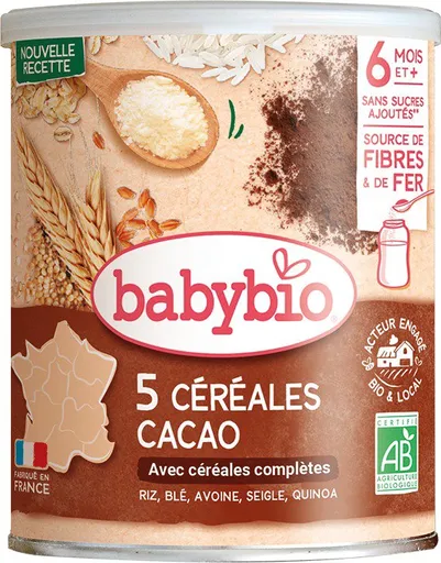 BABYBIO  BIO kaše s kakaem 220 g (3288131500119)
