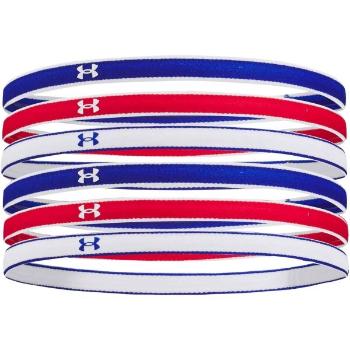 Under Armour MINI HEADBANDS Dámské elastické čelenky, modrá, velikost