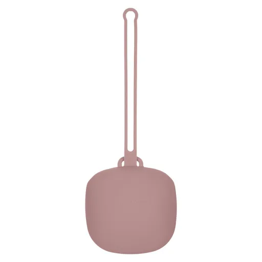 CANPOL BABIES Pouzdro silikonové na dudlík růžové