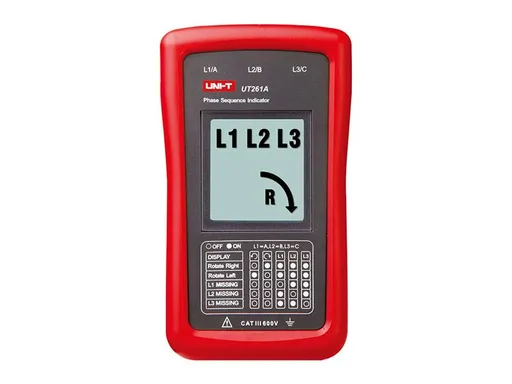 Tester rotace fází a indikátor otáček motoru UNI-T UT261A