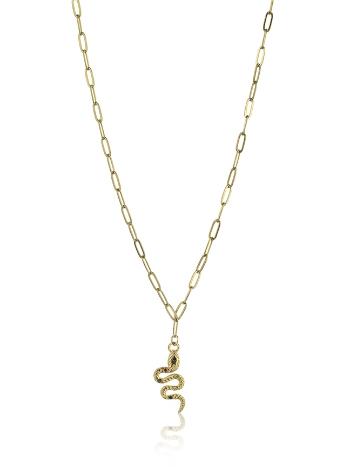 Marc Malone Pozlacený dámský náhrdelník Lydia Blue Necklace MCN23022G