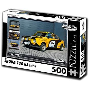 Retro-auta Puzzle č. 62 Škoda 130 RS (1977) 500 dílků (8594047726624)