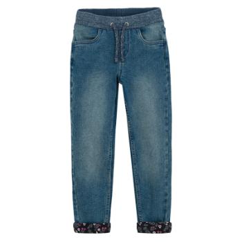 Džíny s elastickým pasem- modré - 116 DENIM