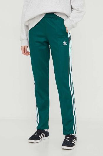 Tepláky adidas Originals zelená barva, s aplikací, IP0628