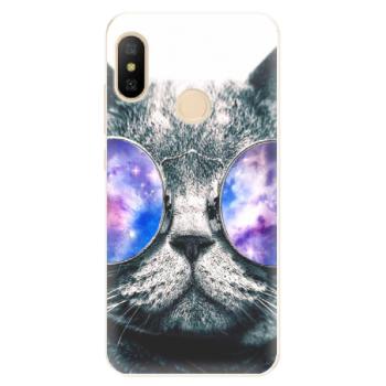 Odolné silikonové pouzdro iSaprio - Galaxy Cat - Xiaomi Mi A2 Lite