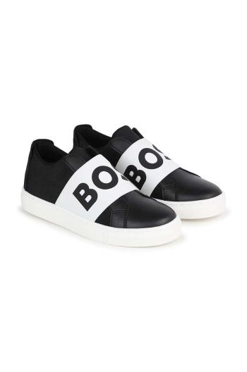 Dětské sneakers boty BOSS černá barva