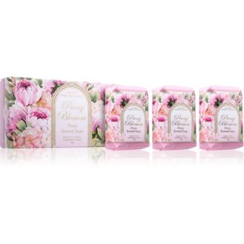 Saponificio Artigianale Fiorentino Peony Blossom Set sada tuhých mýdel