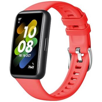 FIXED Silicone Strap pro Huawei Band 7 červený (FIXSSTB-1053-RD)