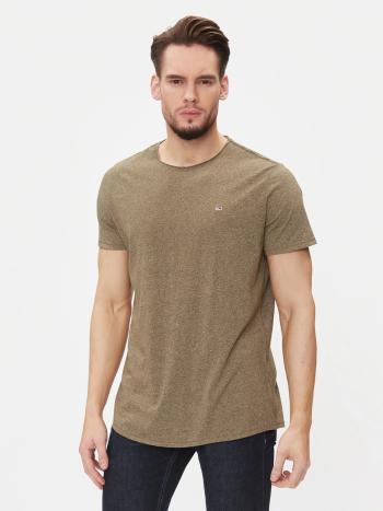 Tommy Jeans pánské khaki tričko - XXL (MR1)