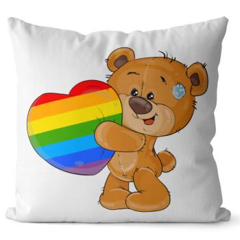 Polštář LGBT Bear (Velikost: 55 x 55 cm)