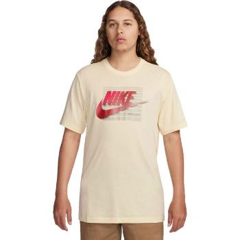 Nike SPORTSWEAR Pánské tričko, béžová, velikost