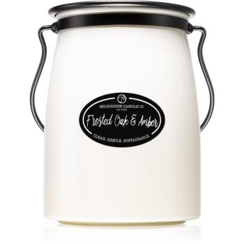 Milkhouse Candle Co. Creamery Frosted Oak & Amber vonná svíčka Butter Jar 624 g