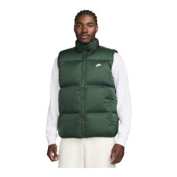 Nike CLUB PUFFER Pánská vesta, tmavě zelená, velikost