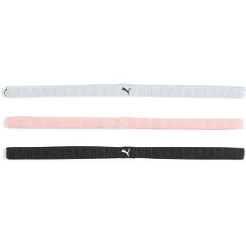 Puma AT SPORTBANDS WOMENS PACK (3PCS) Sportovní čelenky, černá, velikost