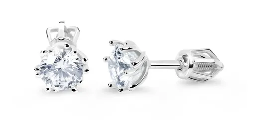 Cutie Jewellery Půvabné náušnice z bílého zlata Z8001-30-10-X-2