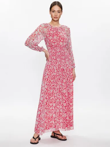 Pepe Jeans dámaké bílo červené vzorované šaty PL9532390AA M