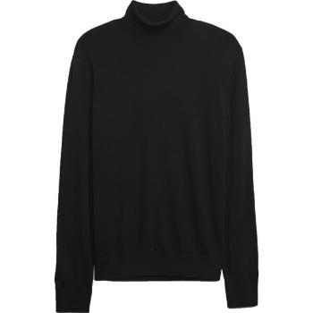 GAP MERINO TURTLENECK Pánský vlněný svetr, černá, velikost