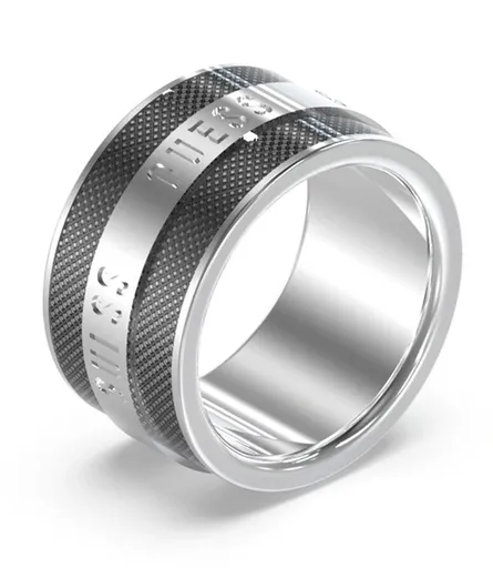 Guess Fashion ocelový prsten Legacy JUMR03209JWSTBK 64 mm