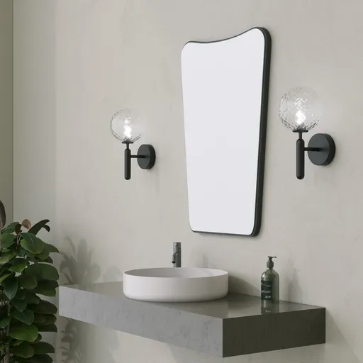 Bathroom Cabinet With Mirror Bella Cabinet - Black