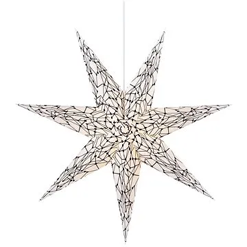 Markslöjd 704876 - Vánoční dekorace KARLA 1xE14/25W/230V bílá 75 cm (113962)