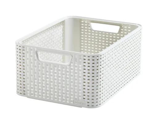 Curver Úložný box Rattan Style2 S 1 ks krémový