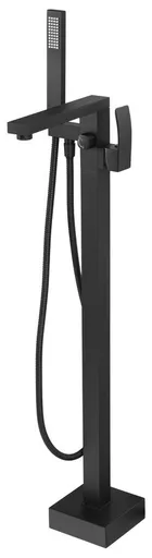 SAPHO GINKO vanová baterie s připojením do podlahy, černá mat 1101-24B