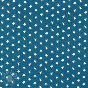 Pamutvászon Petit stars indigo