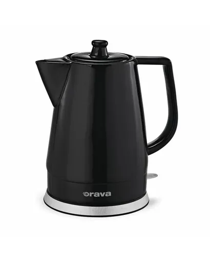 Orava VK-3813 B rychlovarná konvice, 1500 W, 1.5 l, kermická, automatické vypnutí, černá
