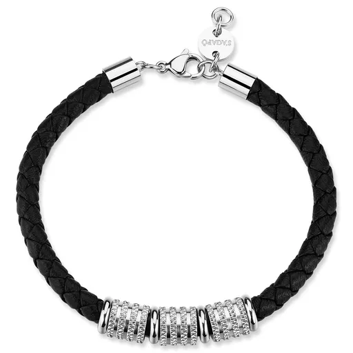 S'Agapõ Módní kožený náramek Nomad SNO16