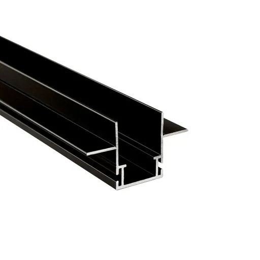Light Impressions Deko-Light Combo vestavný montážní profil s křídly, 13mm, 2m černá 970824